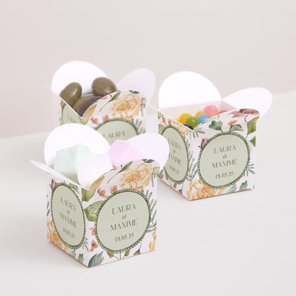 Boîte à dragées Mariage Ouverture papillon Jardin d'Amour photo N° 3