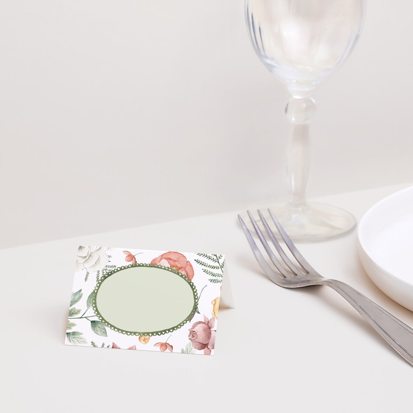 Marque-place Mariage 2 volets Jardin d'amour photo N° 2