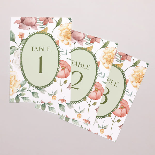 Marque table Mariage Rectangle Jardin d'Amour photo