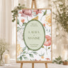 Panneau bienvenue Mariage Portrait 60 x 90 cm Jardin d'Amour photo N° 1