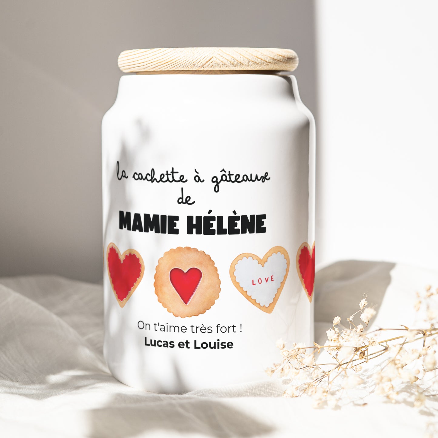 Pot en céramique 65 cl La cachette à Mamie photo N° 1