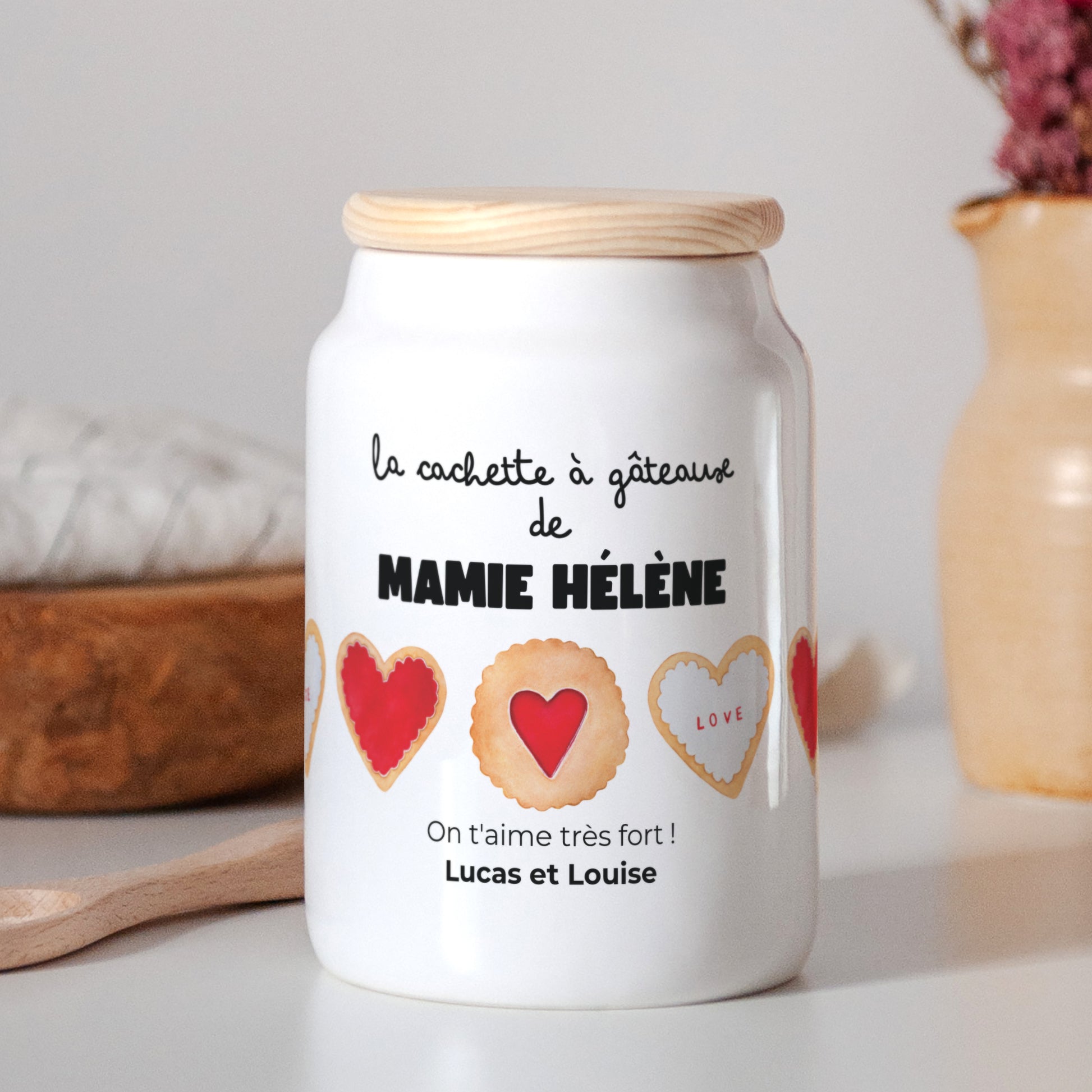 Pot en céramique 65 cl La cachette à Mamie photo N° 2