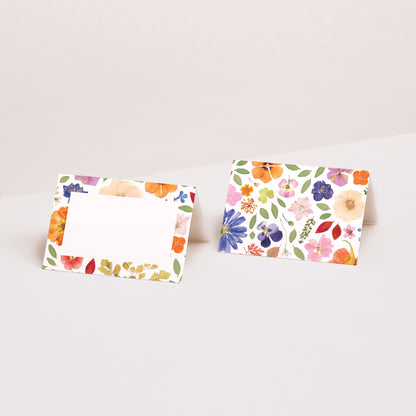 Marque-place Mariage 2 volets Herbier d’Amour photo N° 1