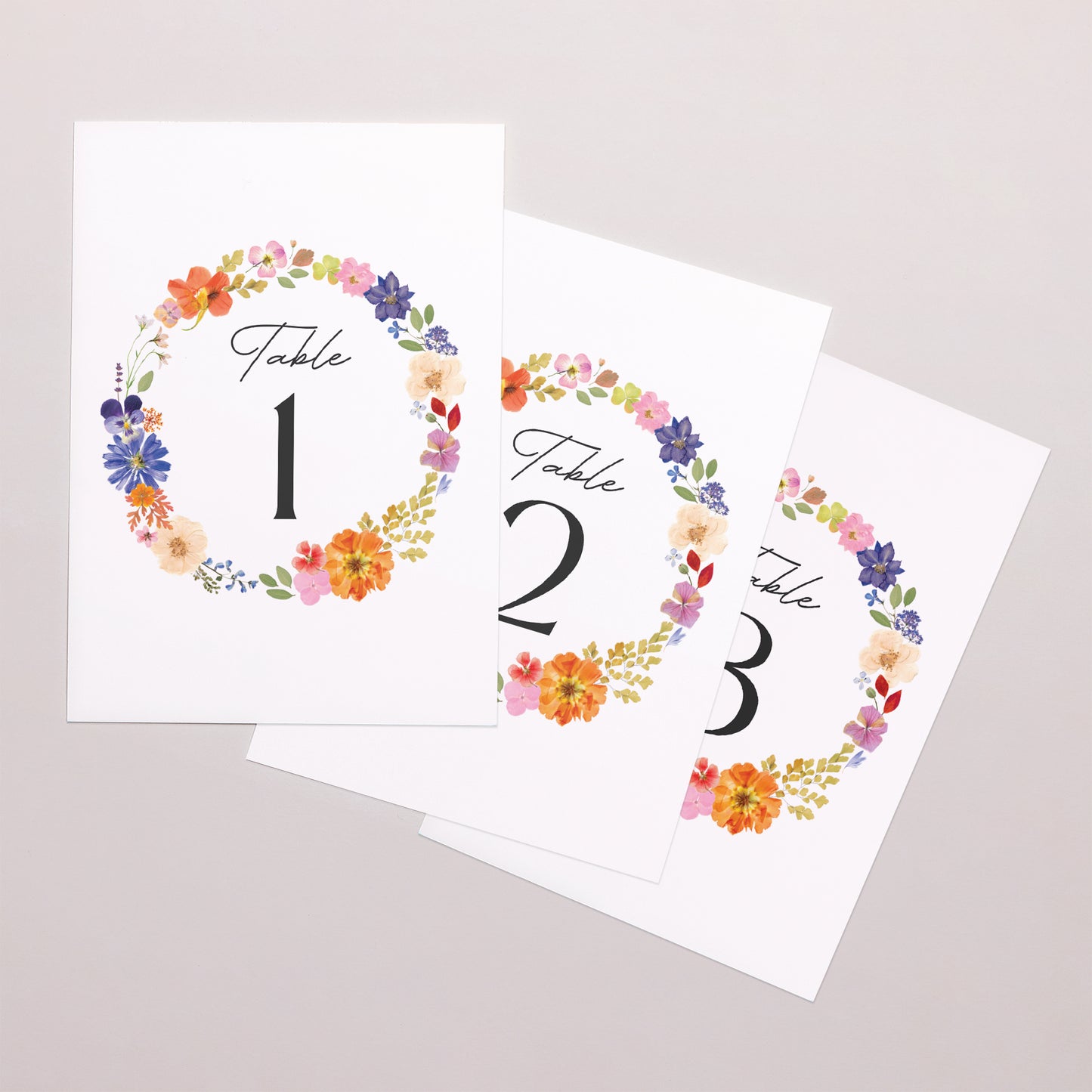 Marque table Mariage Rectangle Herbier d’Amour photo N° 1