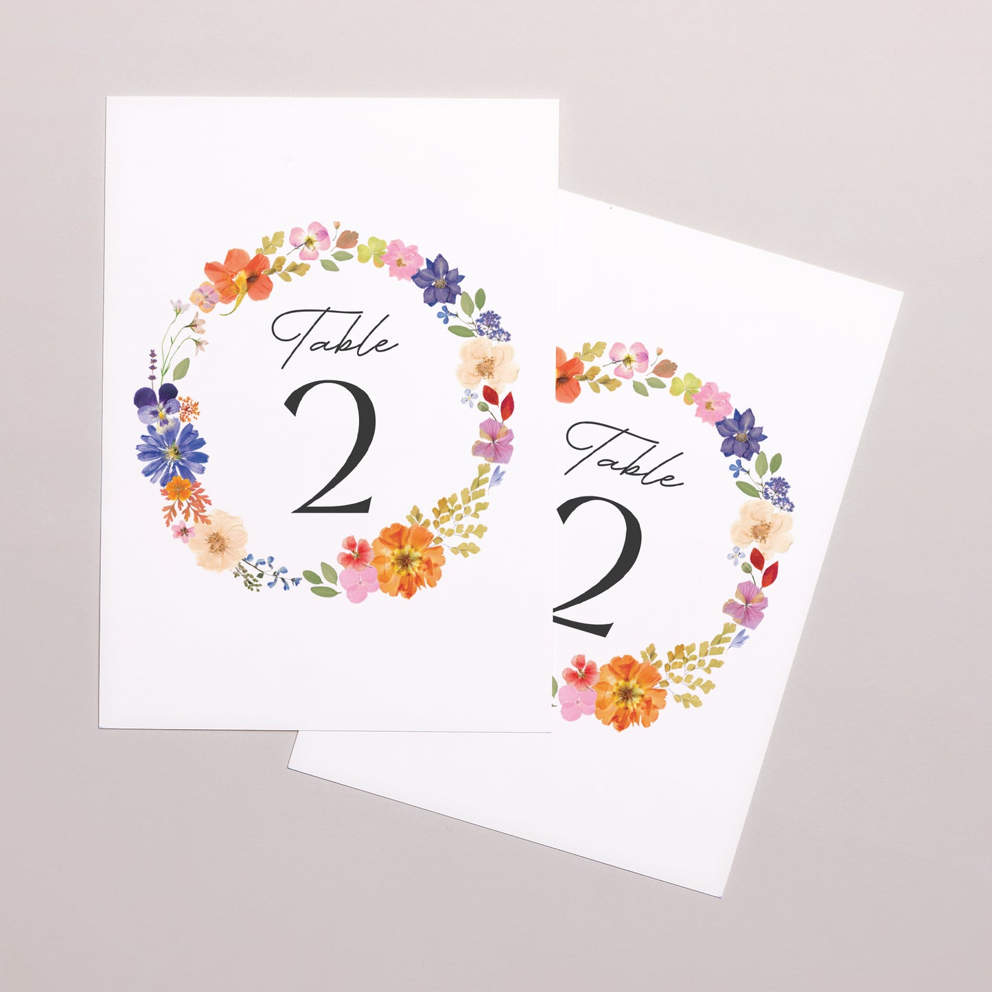 Marque table Mariage Rectangle Herbier d’Amour photo N° 2