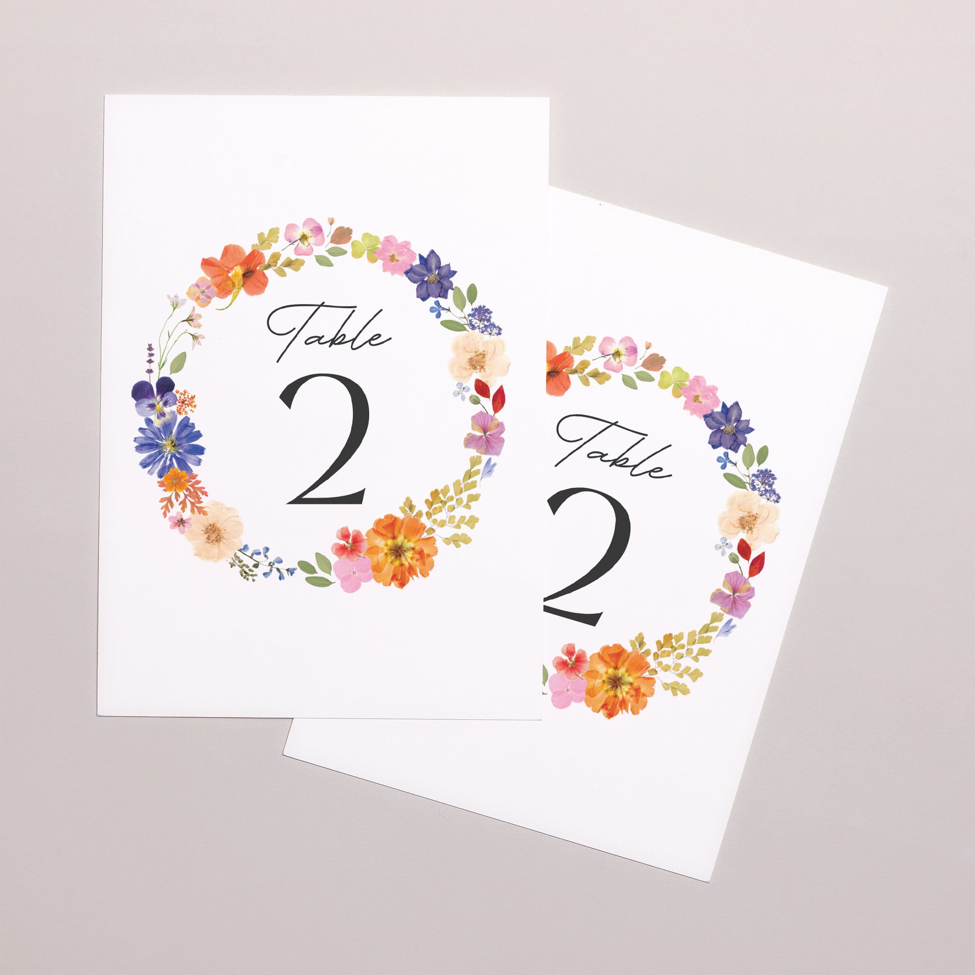 Marque table Mariage Rectangle Herbier d’Amour photo N° 2
