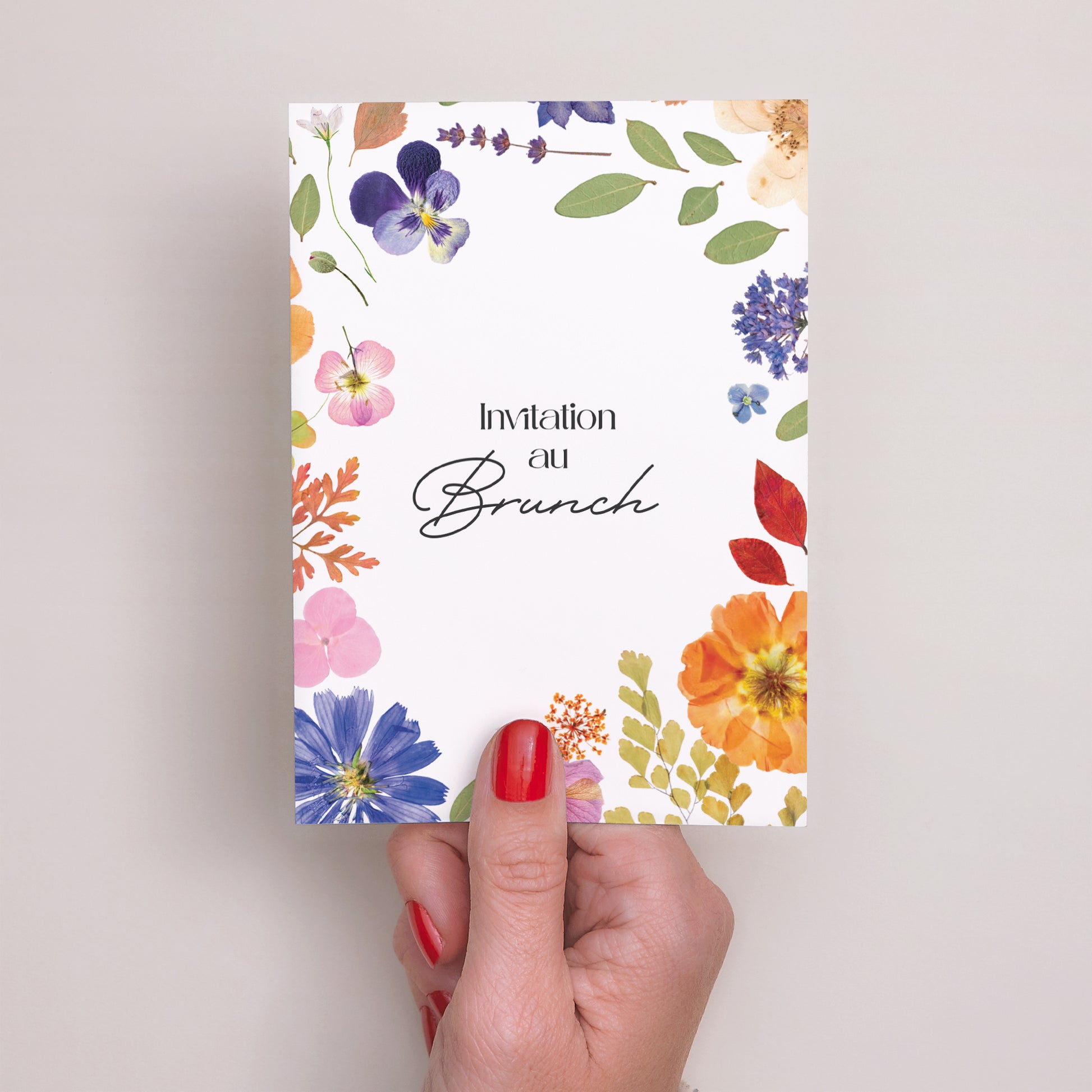 Invitations Mariage Portrait Herbier d’Amour photo N° 2