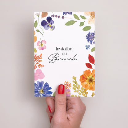 Invitations Mariage Portrait Herbier d’Amour photo N° 2