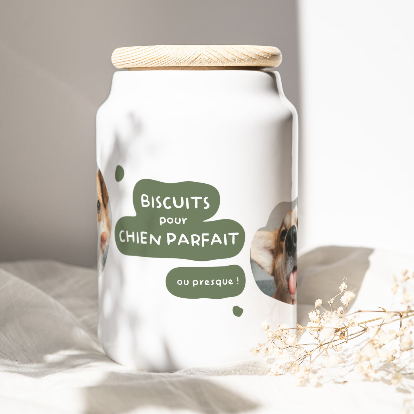 Pot en céramique 65 cl Chien Parfait photo N° 1