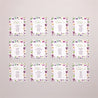 Plan de table Mariage Lot de 12 Ronde Florale photo N° 1