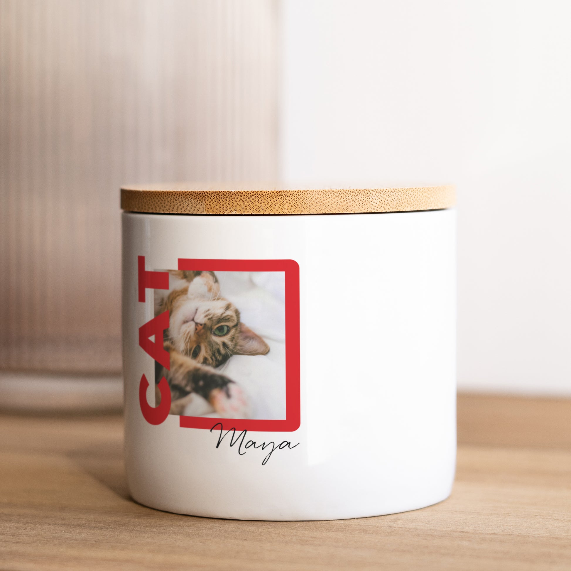 Pot en céramique 48 cl Cat photo N° 2