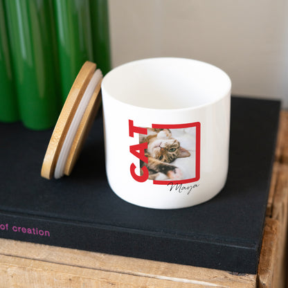 Pot en céramique 48 cl Cat photo N° 3