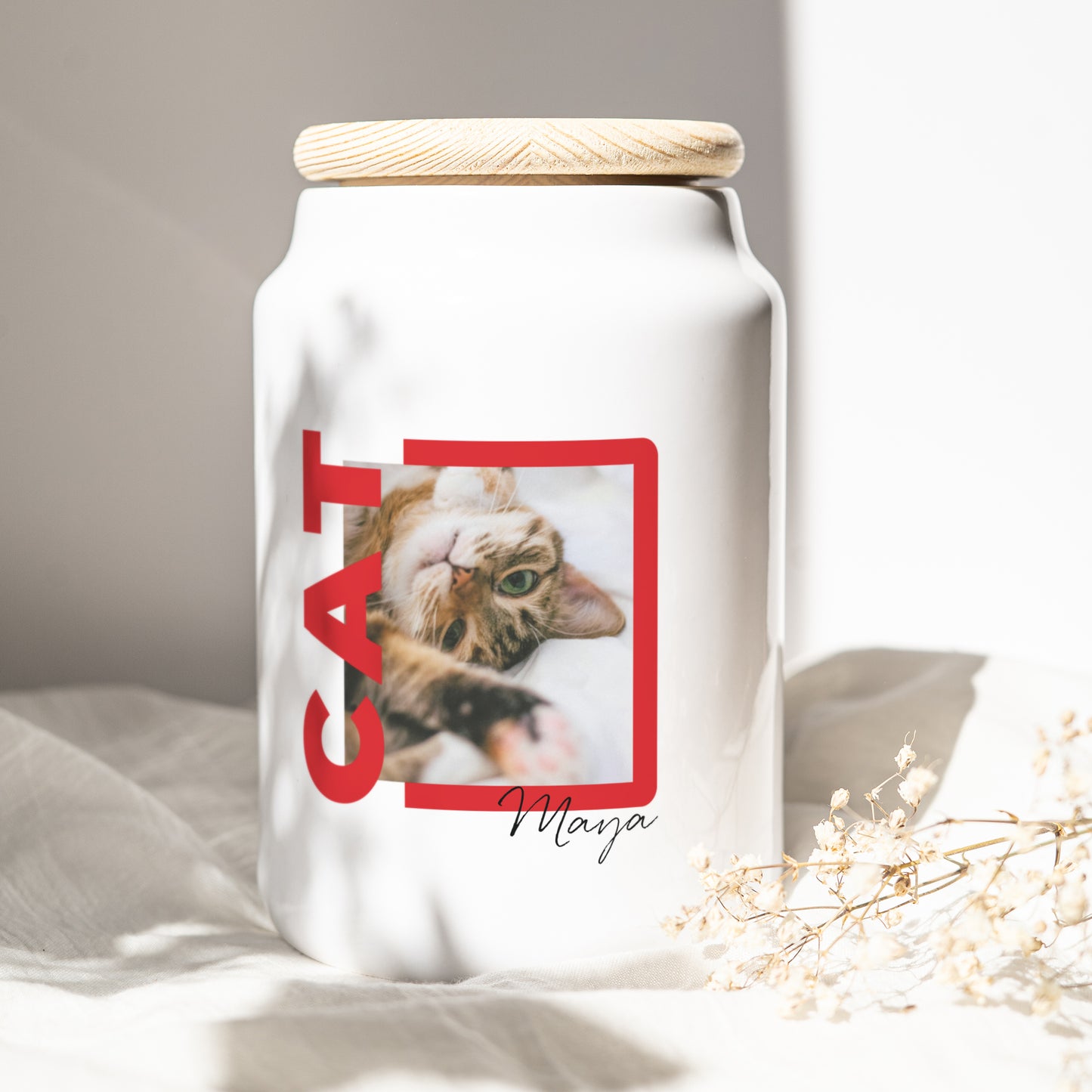 Pot en céramique 65 cl Cat photo N° 1