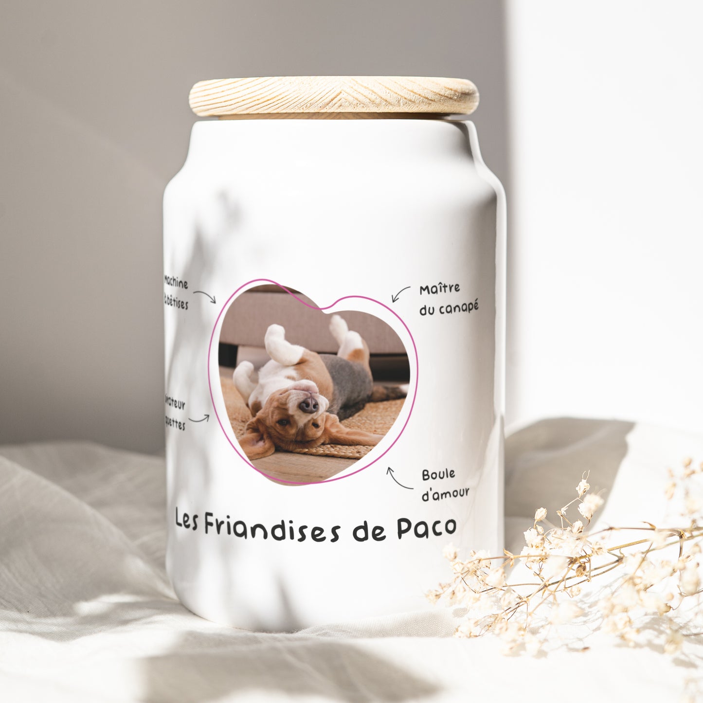 Pot en céramique 65 cl Adorable Petit Filou photo N° 1