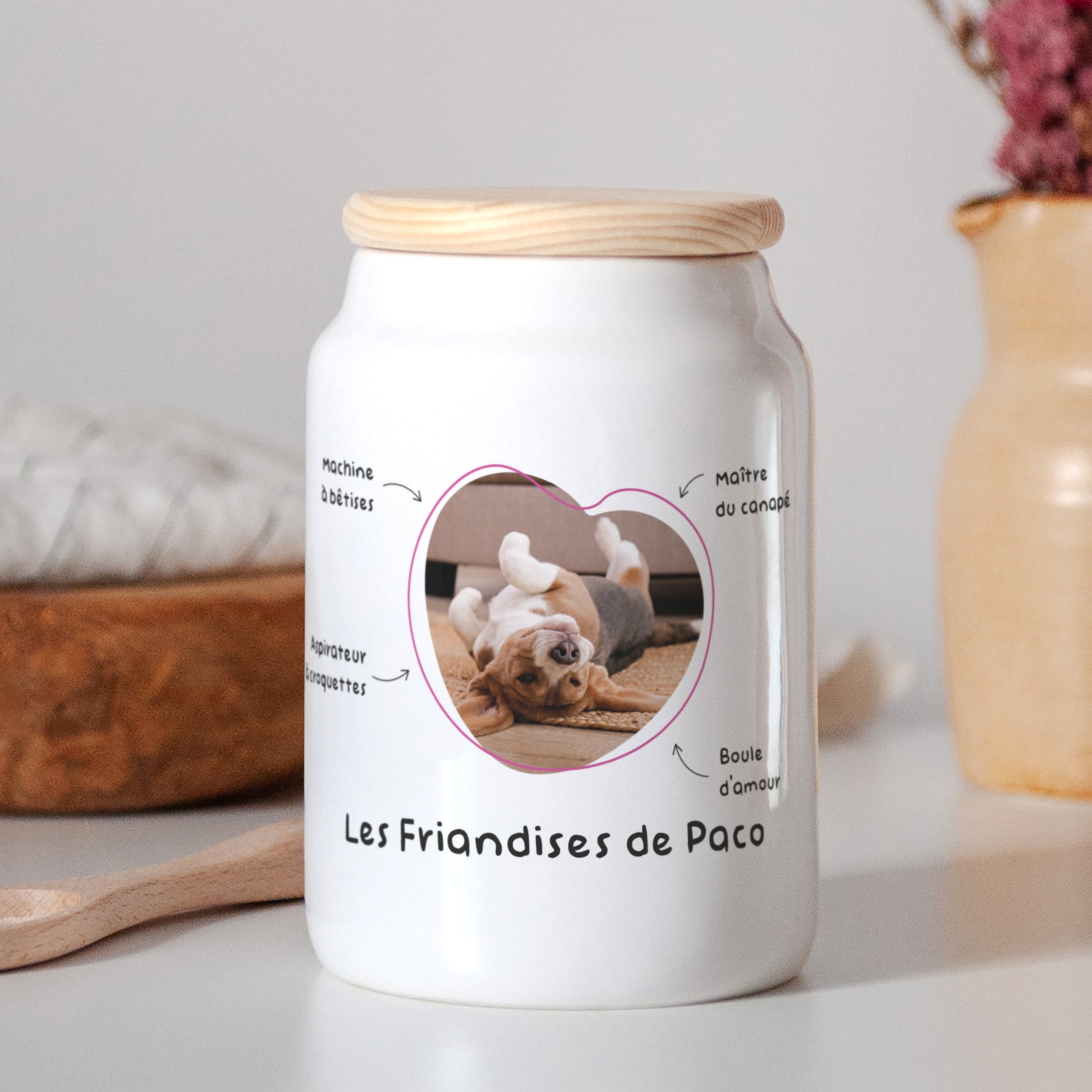 Pot en céramique 65 cl Adorable Petit Filou photo N° 2