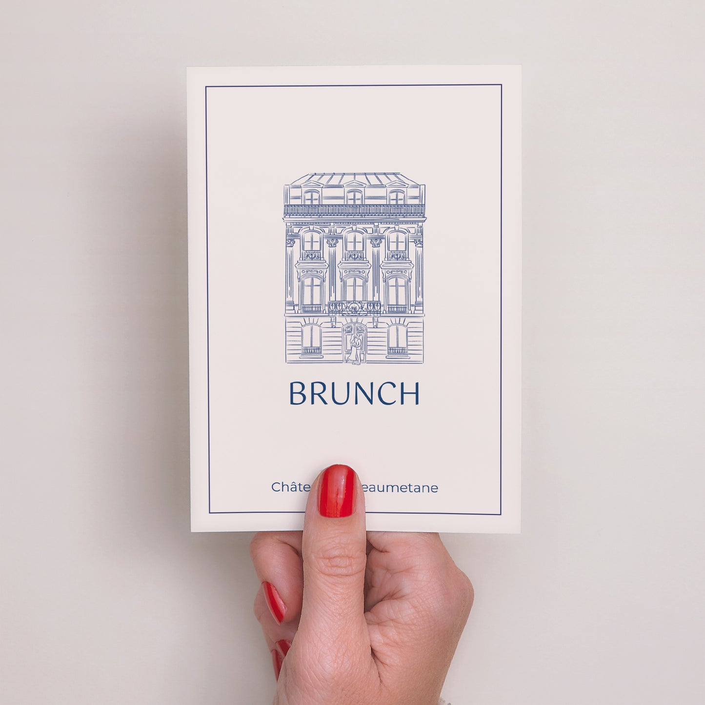 Invitations Mariage Portrait Faubourg Saint-Honoré photo N° 2