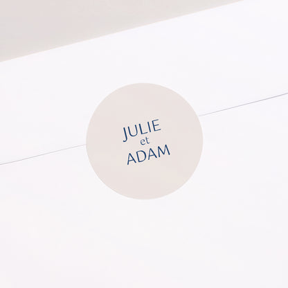 Sticker Mariage Rond Faubourg Saint-Honoré photo N° 1