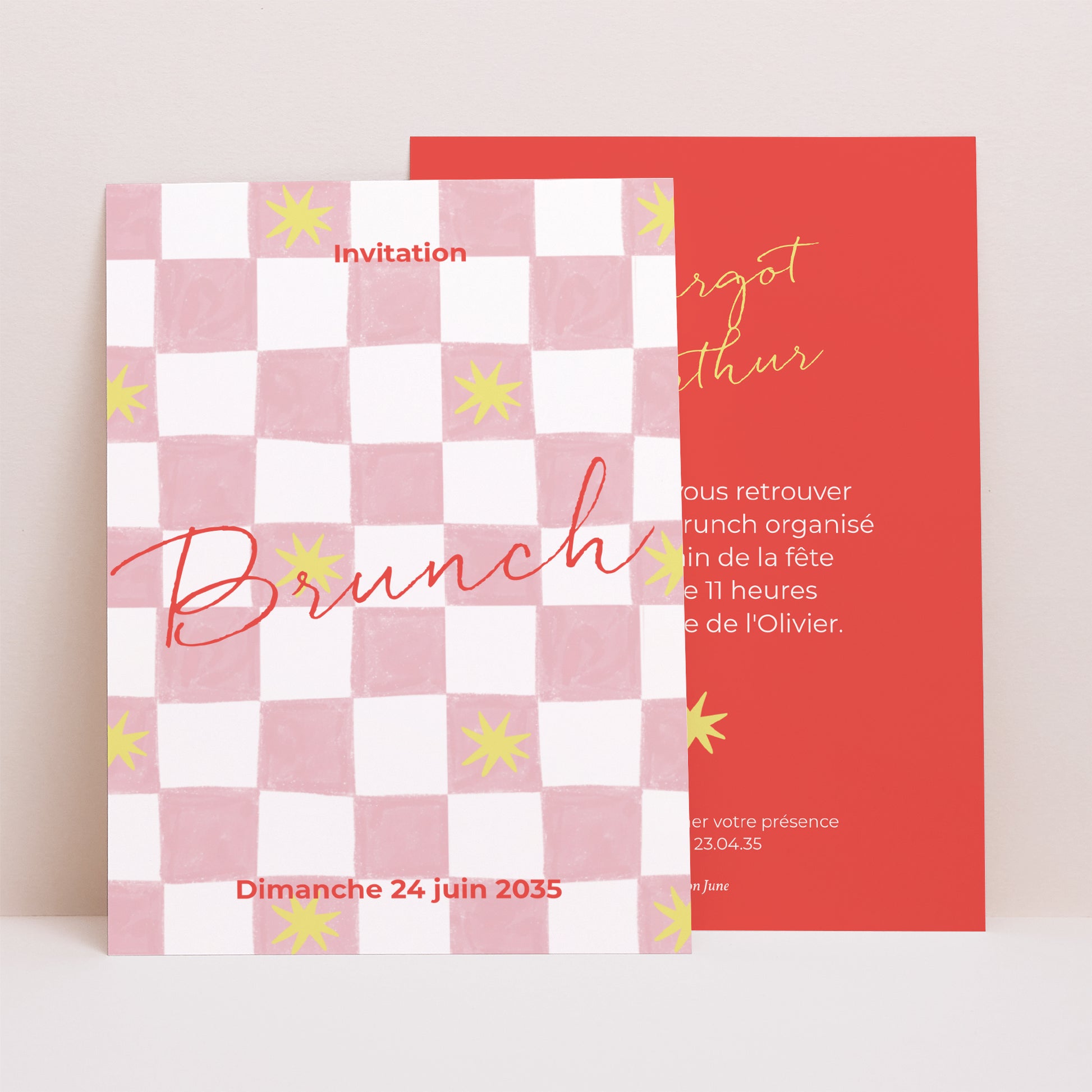 Invitations Mariage Portrait Un Brin de Fantaisie photo N° 1