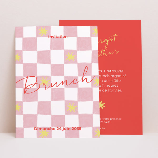 Invitations Mariage Portrait Un Brin de Fantaisie photo