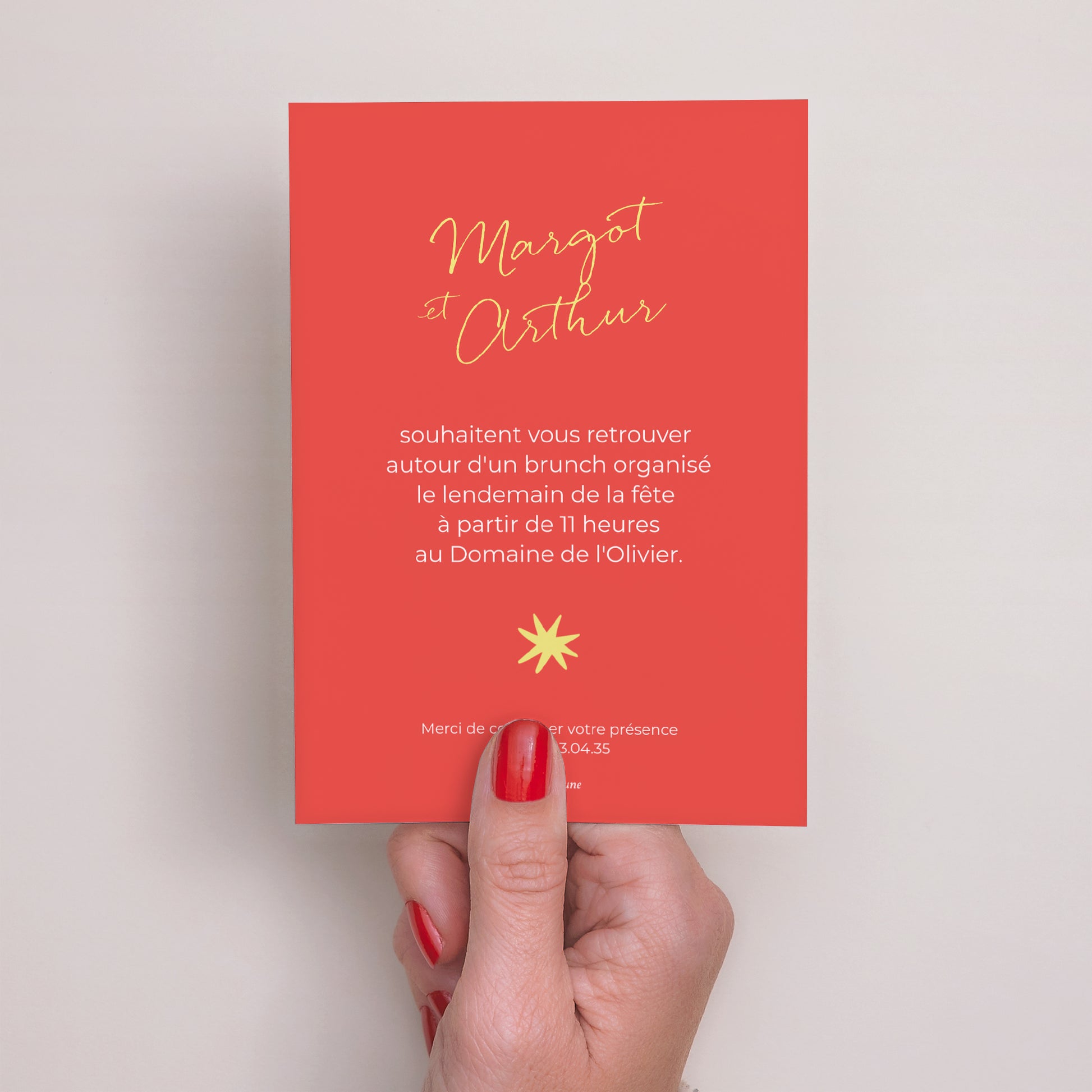 Invitations Mariage Portrait Un Brin de Fantaisie photo N° 3