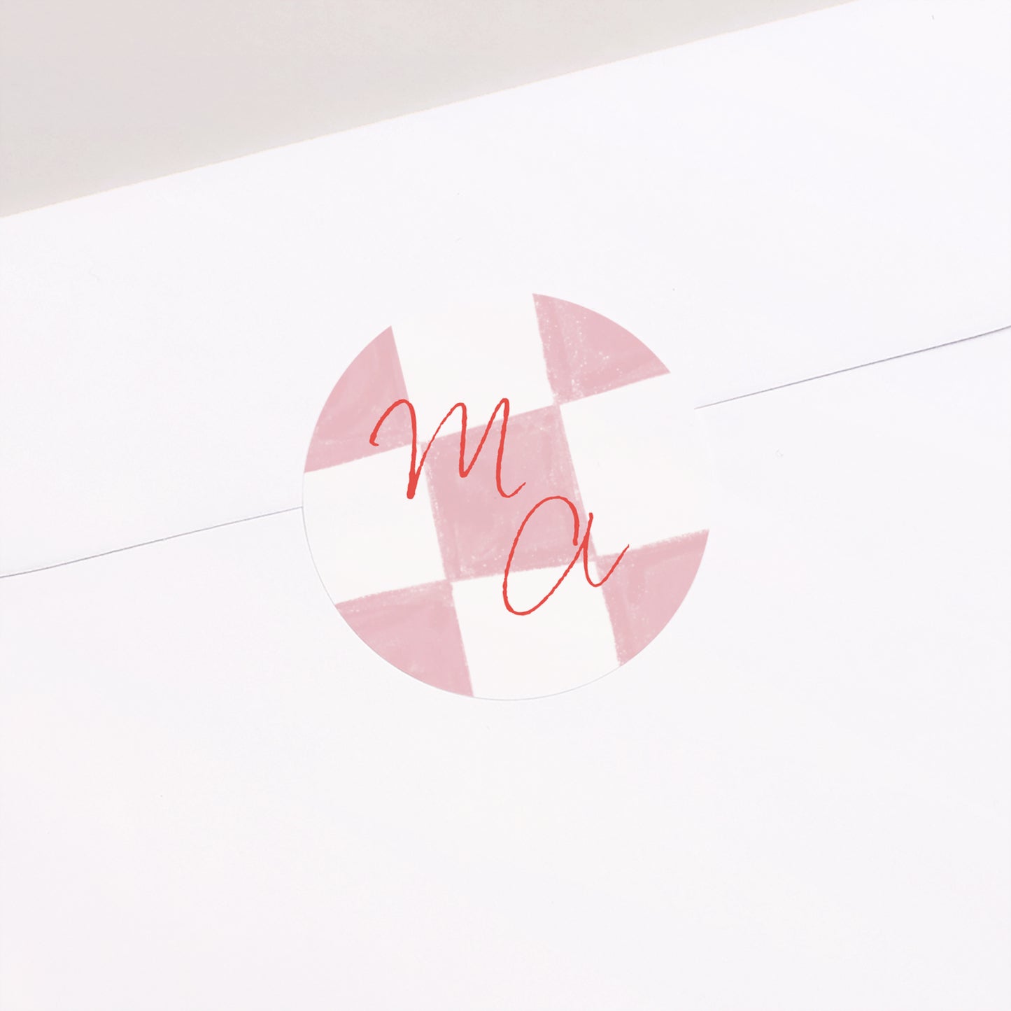 Sticker Mariage Rond Un Brin de Fantaisie photo N° 1