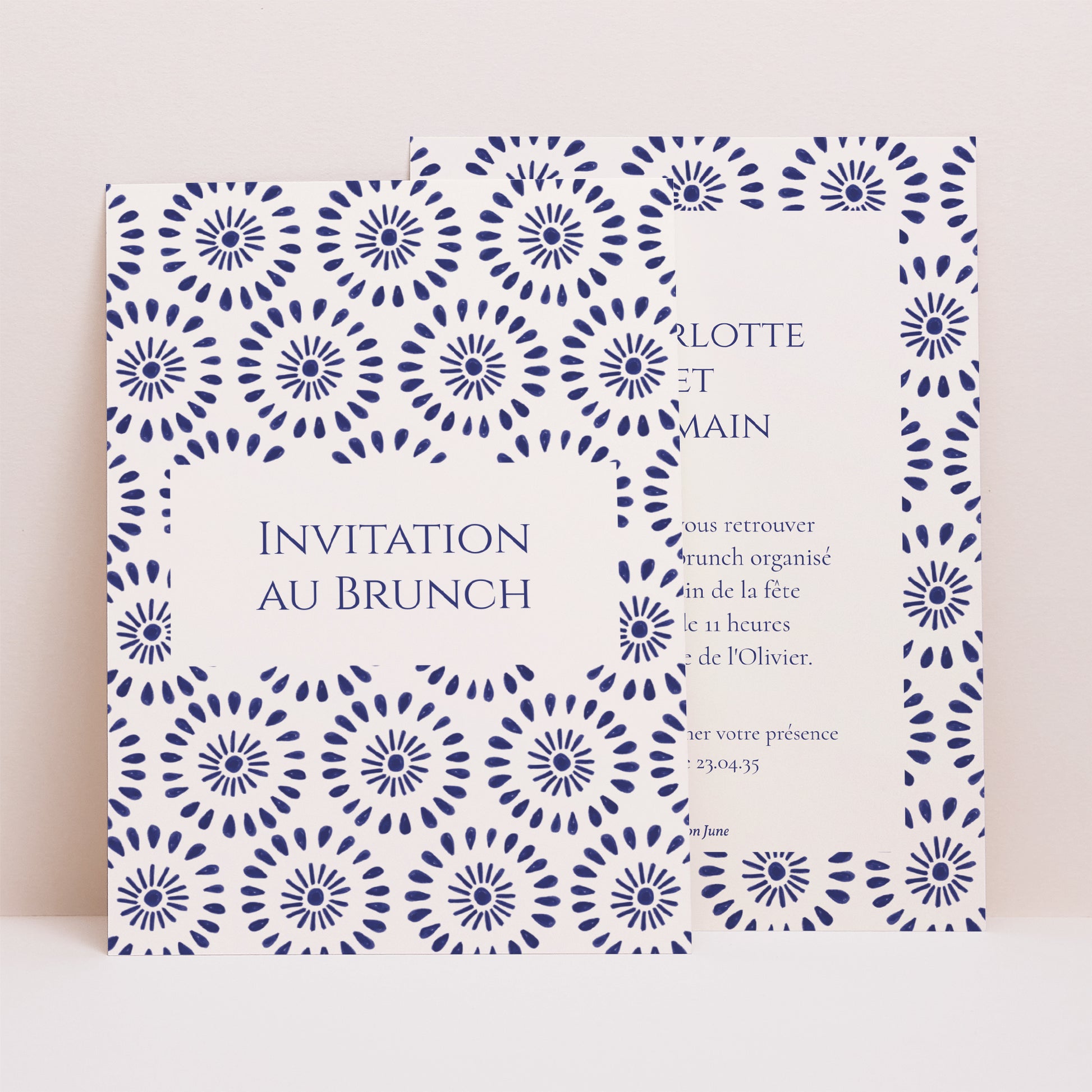 Invitations Mariage Portrait Promesse d’Azur photo N° 1