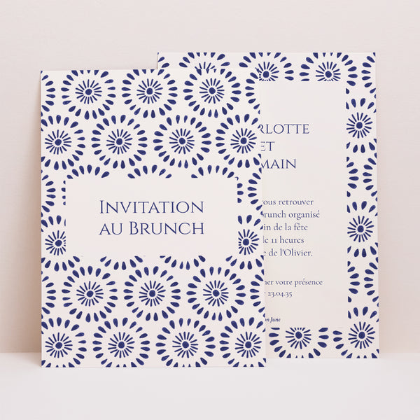 Invitations Mariage Portrait Promesse d’Azur photo