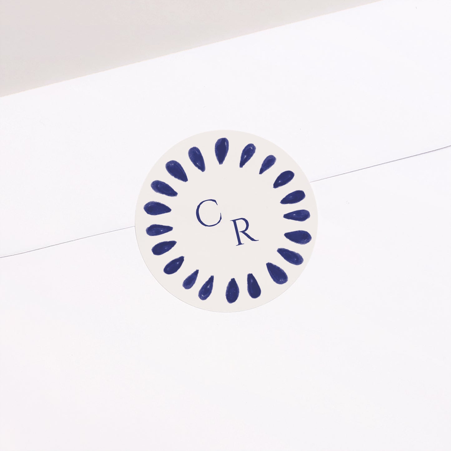 Sticker Mariage Rond Promesse d’Azur photo N° 2