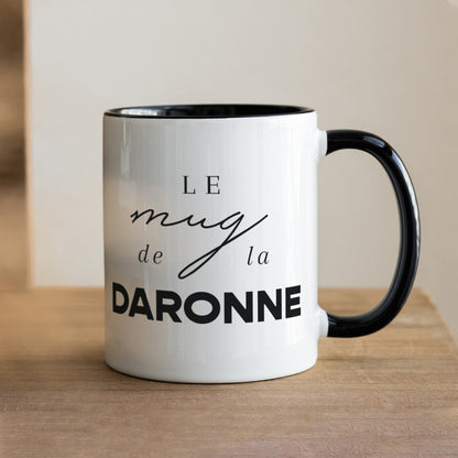 Mug Noir La Daronne est là photo N° 1