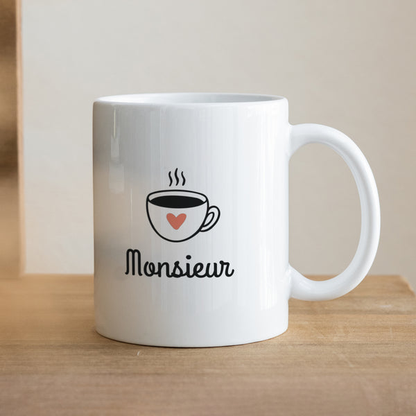 Mug Blanc Monsieur photo