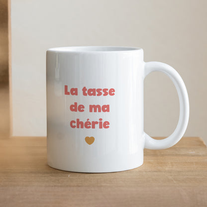 Mug Blanc Ma Chérie photo N° 1