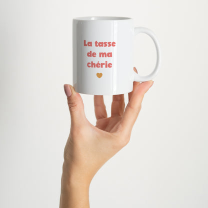 Mug Blanc Ma Chérie photo N° 2