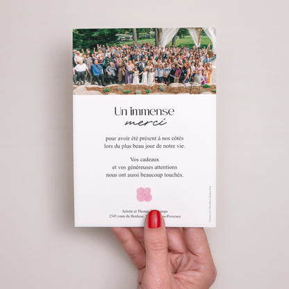 Remerciements Mariage Portrait Symphonie Champêtre photo N° 3