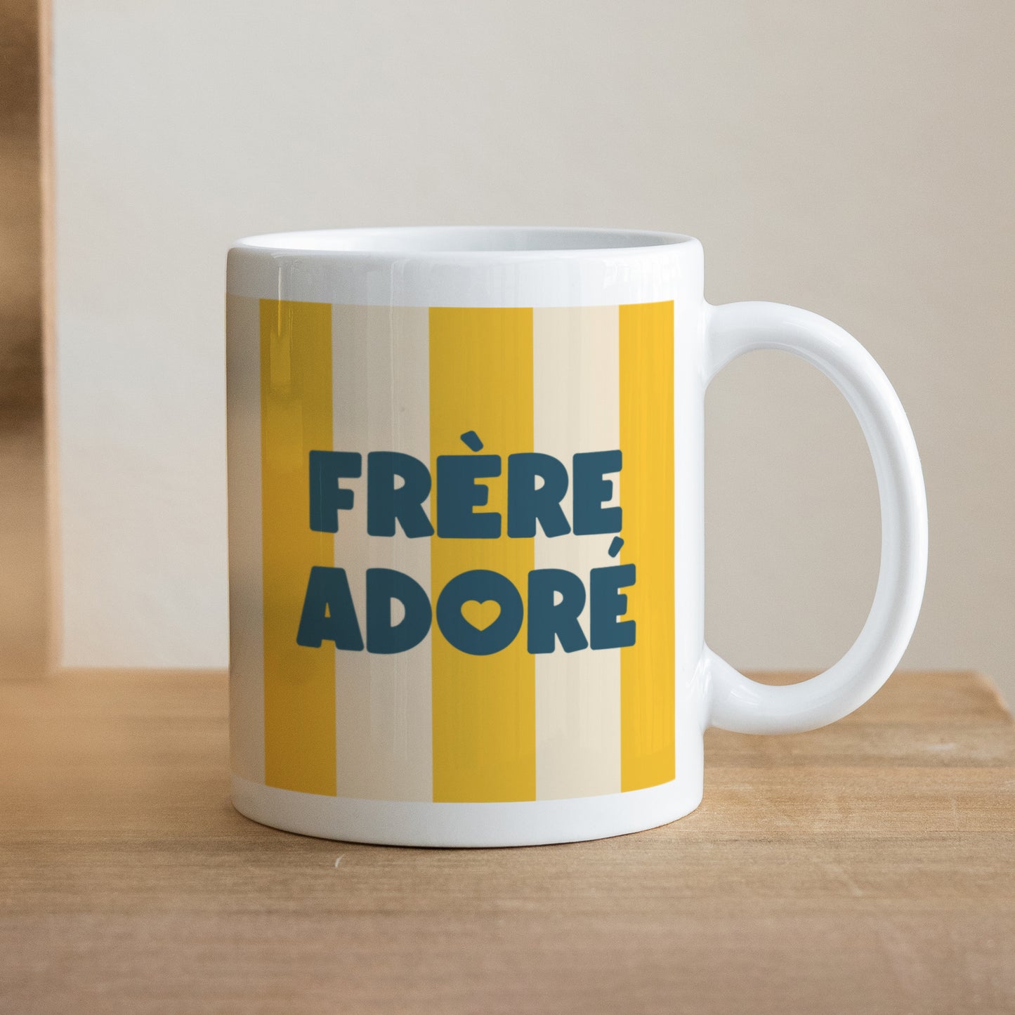 Mug Blanc Frère adoré photo N° 1