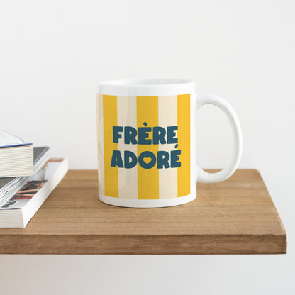 Mug Blanc Frère adoré photo N° 4