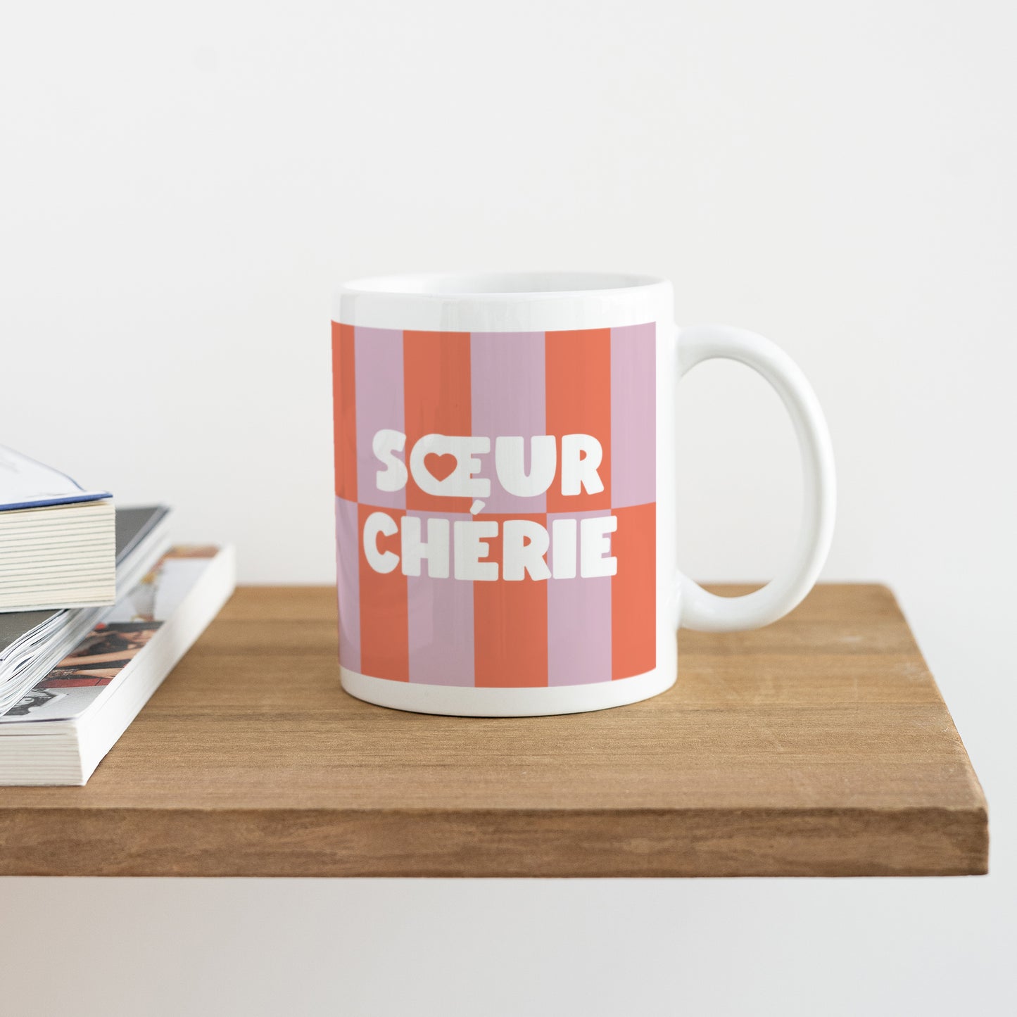 Mug Blanc Sœur Chérie photo N° 4
