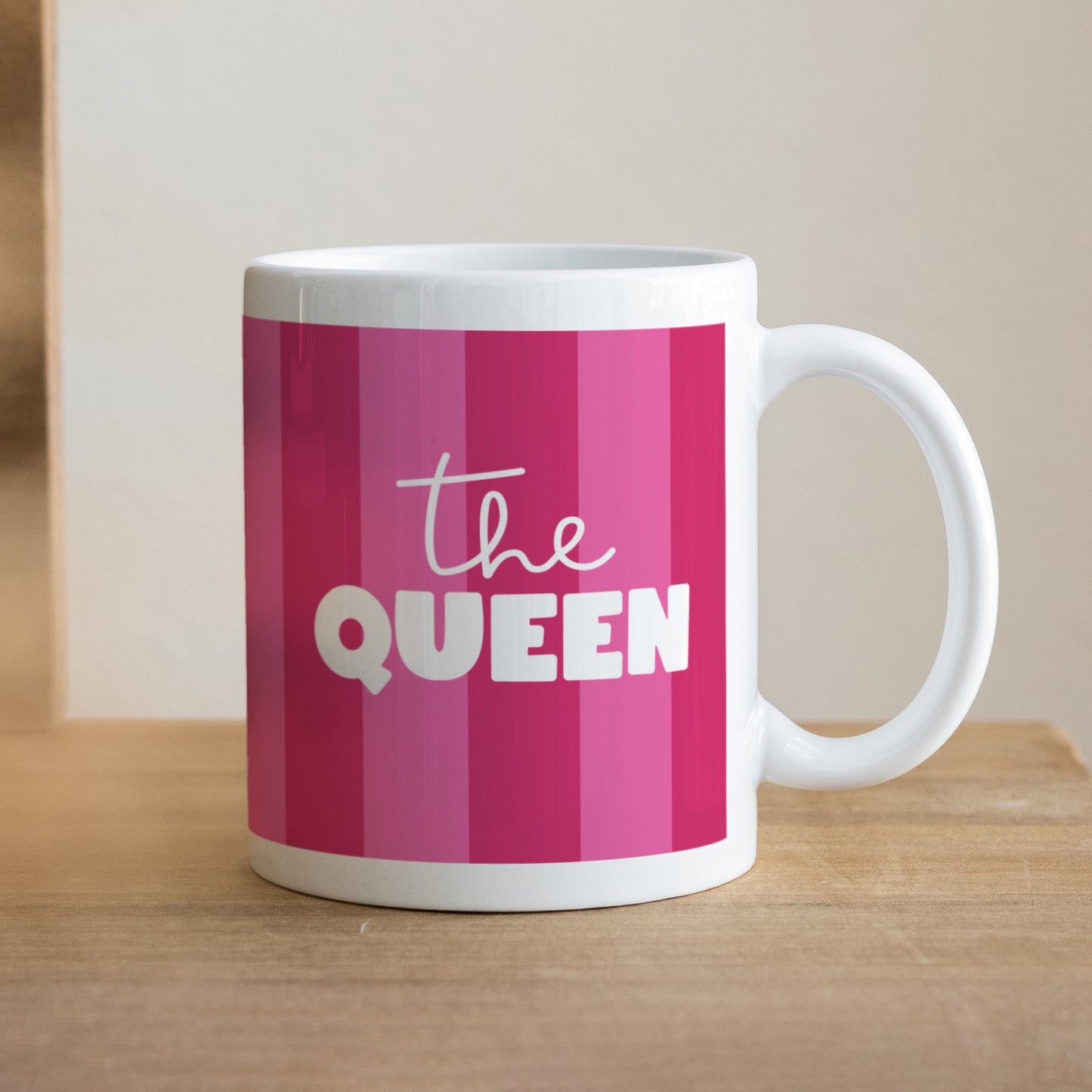 Mug Blanc The Pink Queen photo N° 1