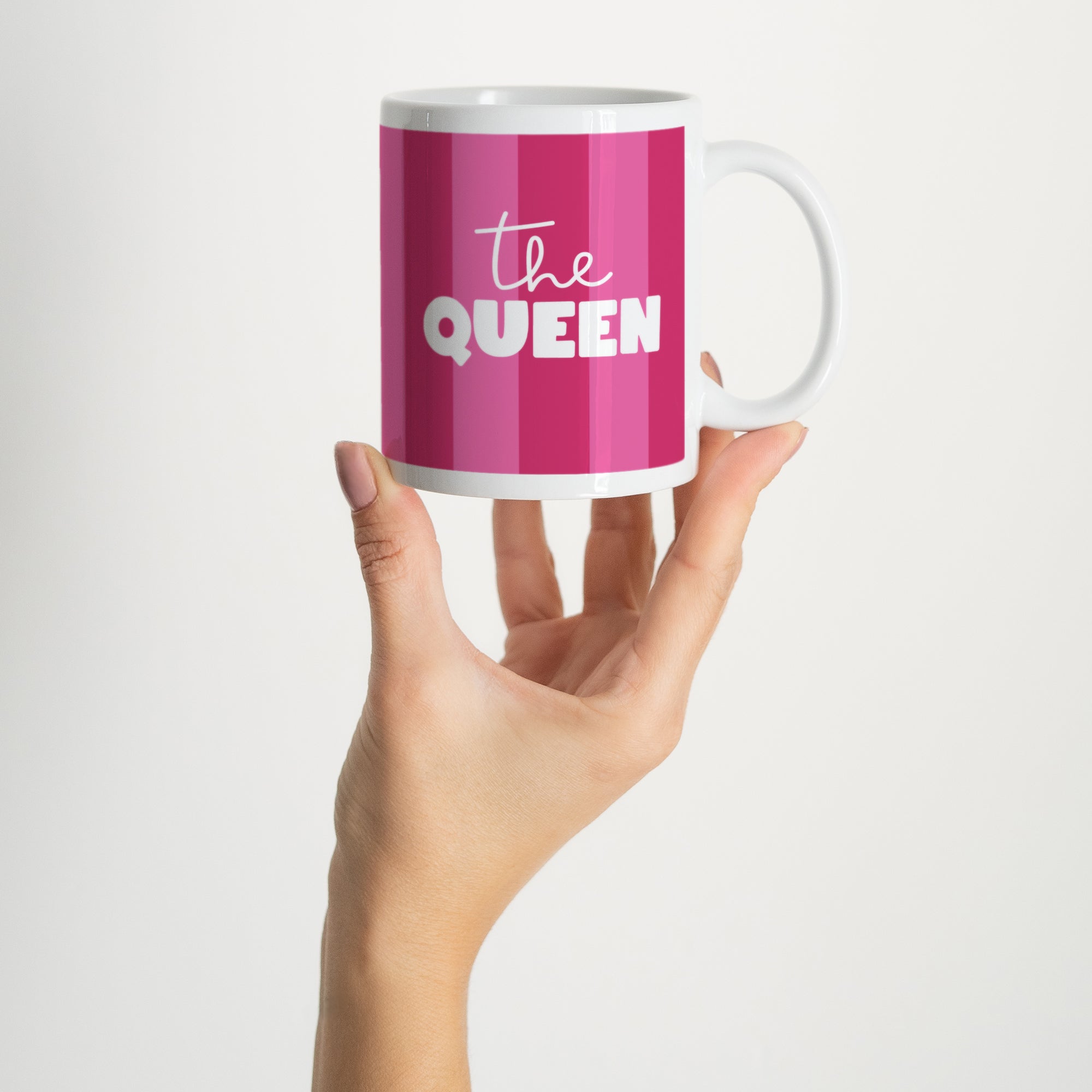Mug Blanc The Pink Queen photo N° 2