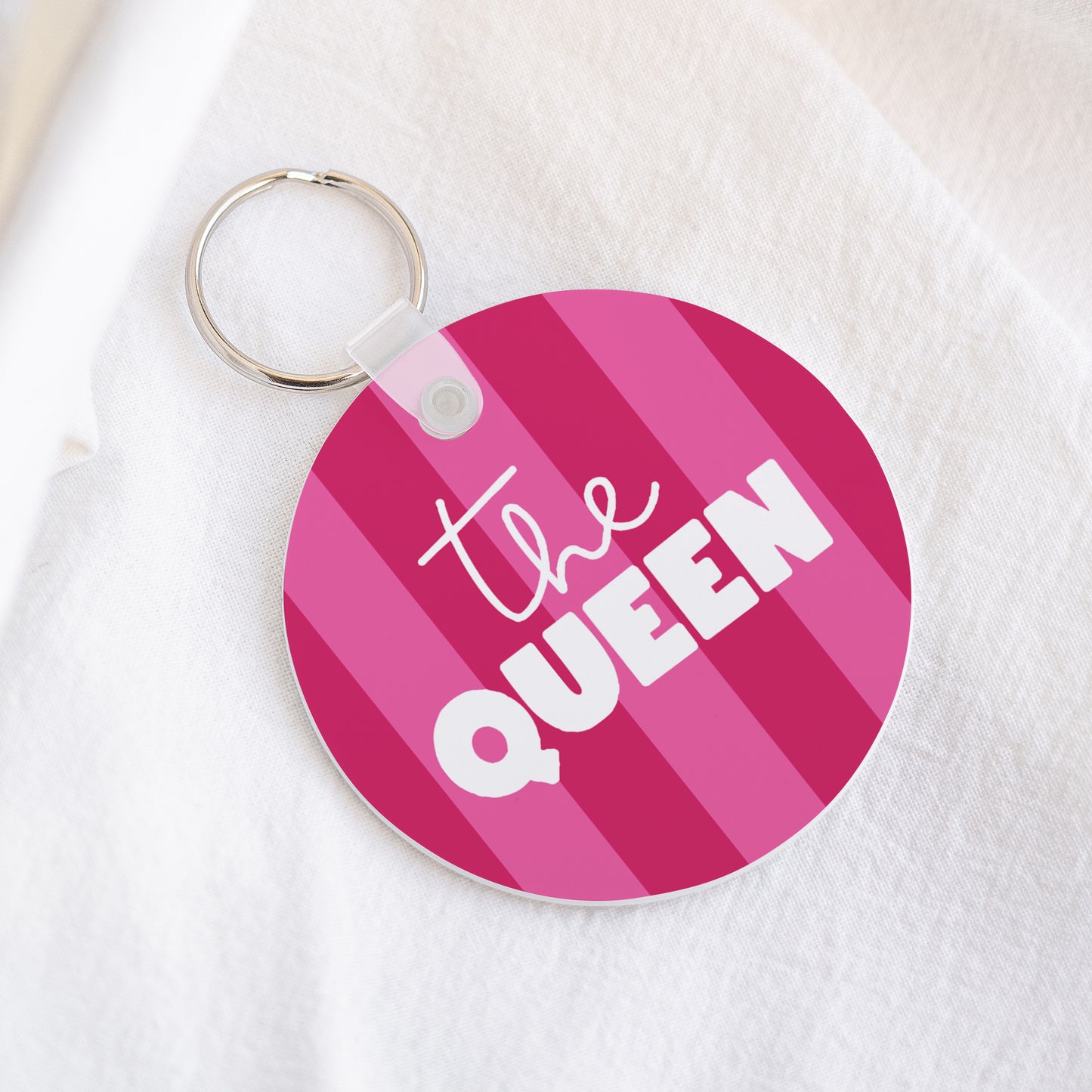 Porte-clés Rond The Pink Queen photo N° 1