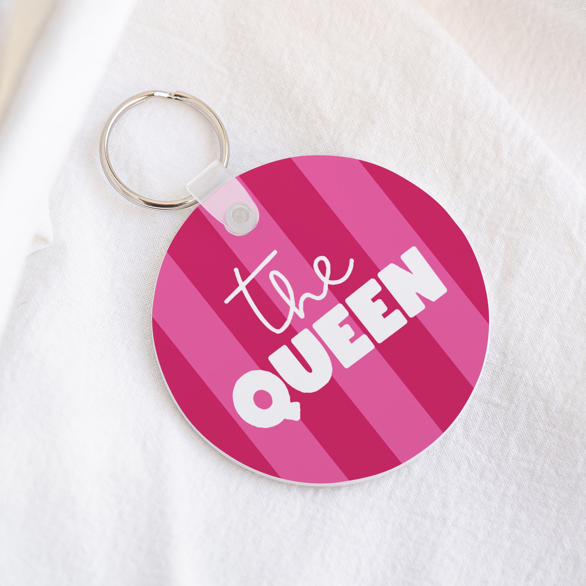 Porte-clés Rond The Pink Queen photo N° 1