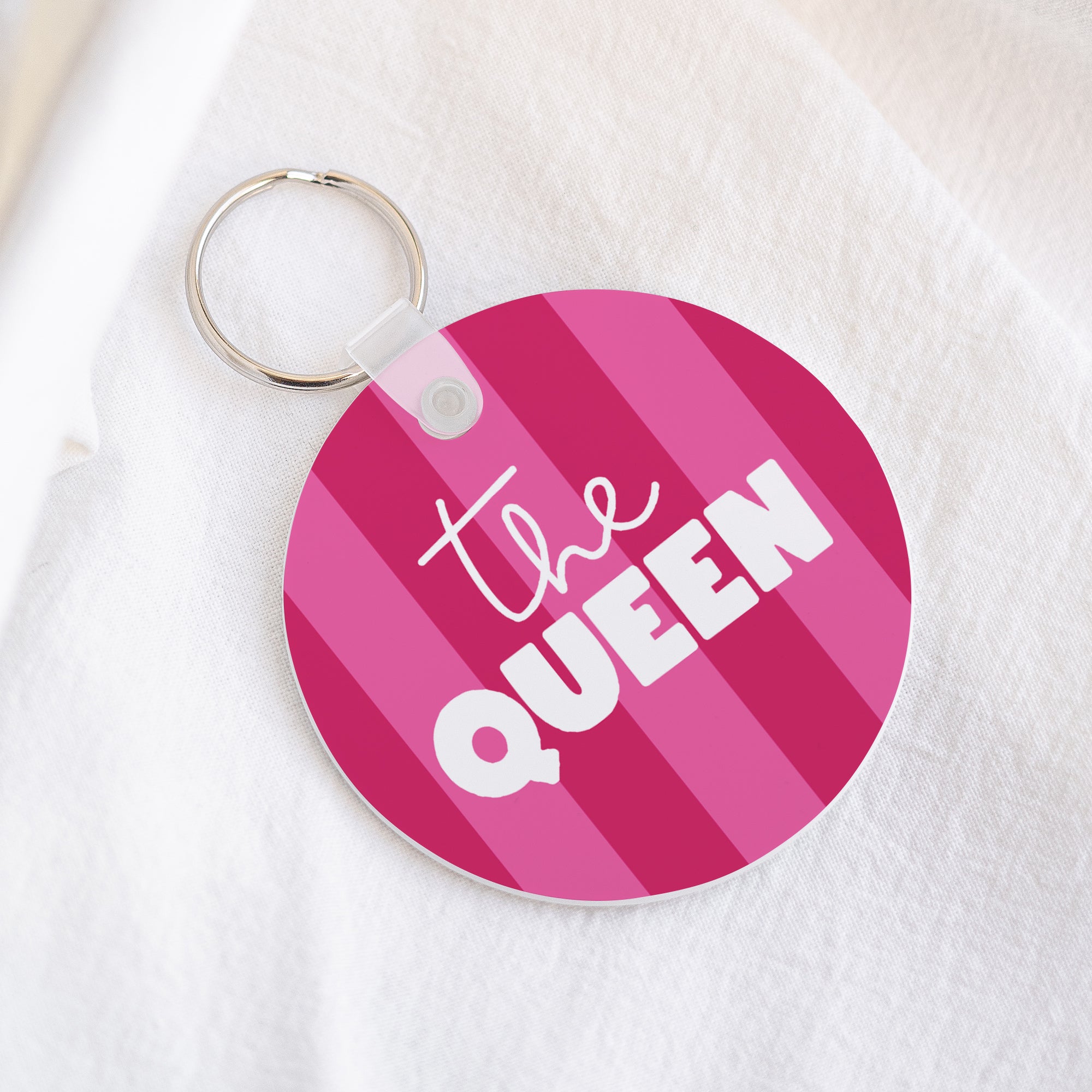 Porte-clés Rond The Pink Queen photo N° 1