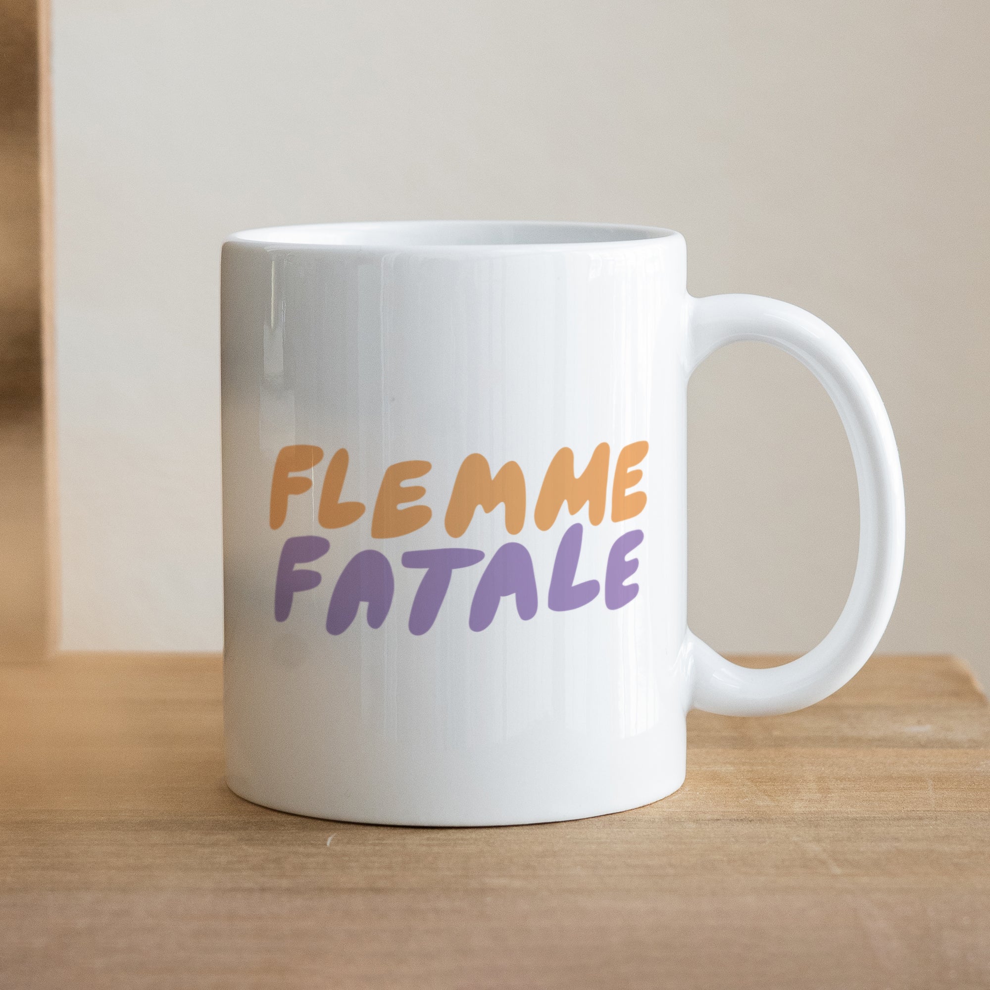 Mug Blanc Flemme fatale photo N° 1