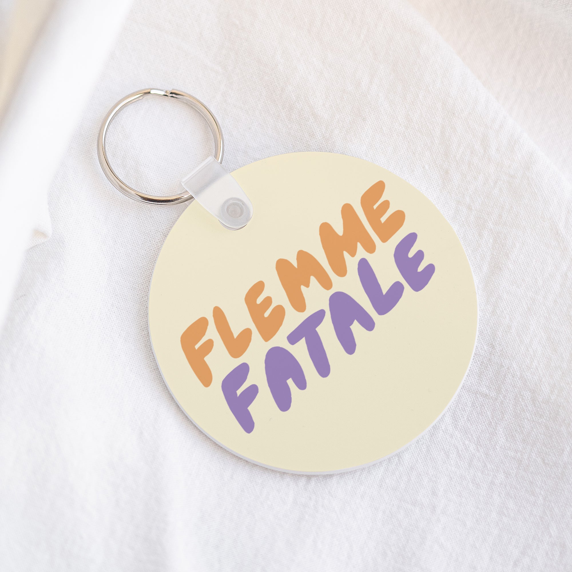 Porte-clés Rond Flemme fatale photo N° 1