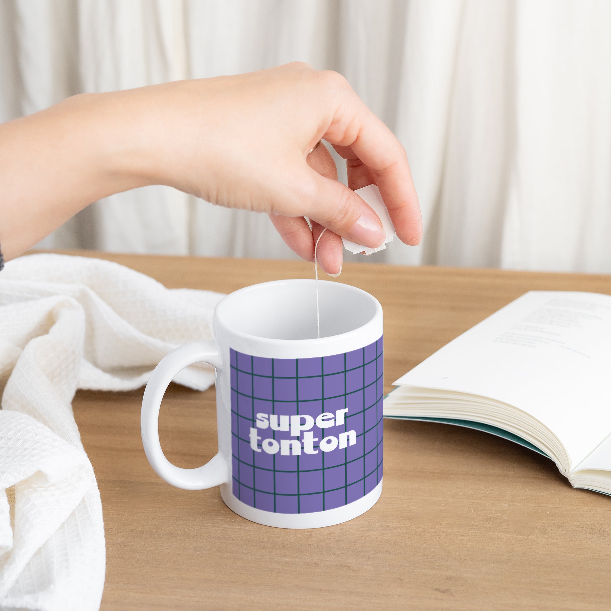 Mug Blanc Super Tonton photo N° 3
