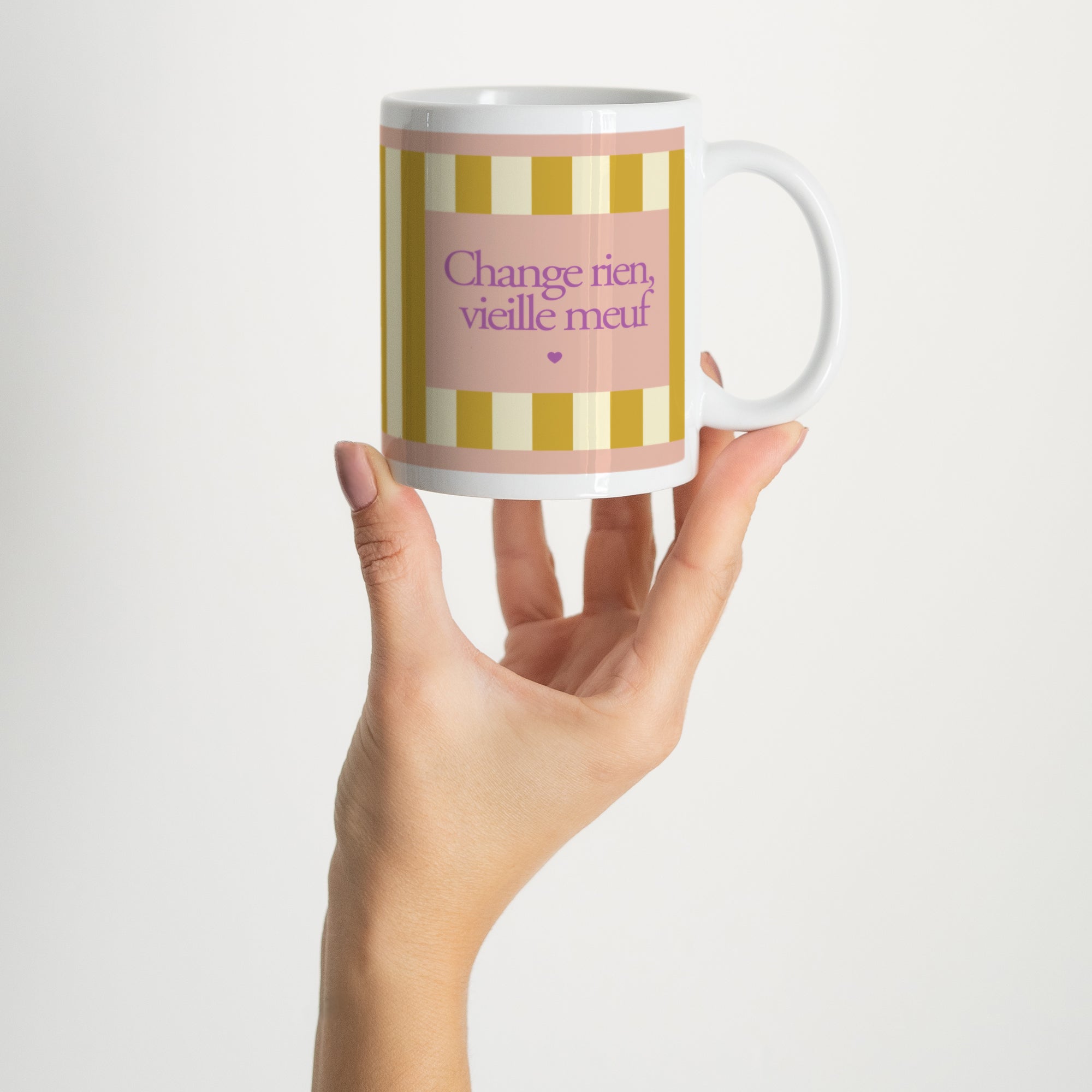 Mug Blanc Change rien photo N° 2