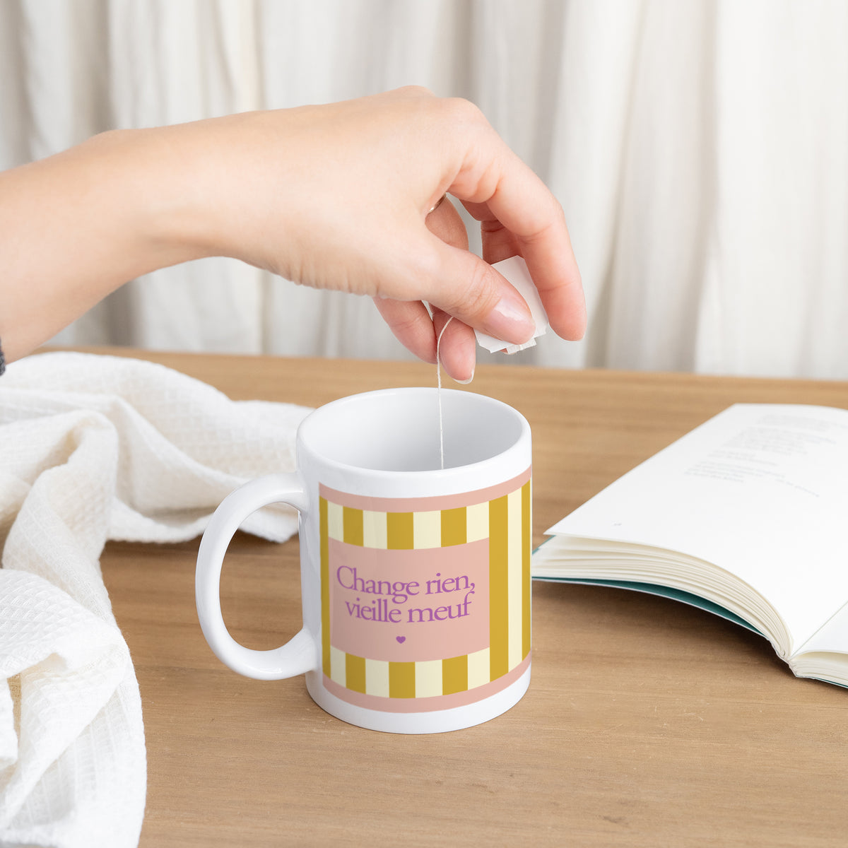 Mug Blanc Change rien photo N° 3