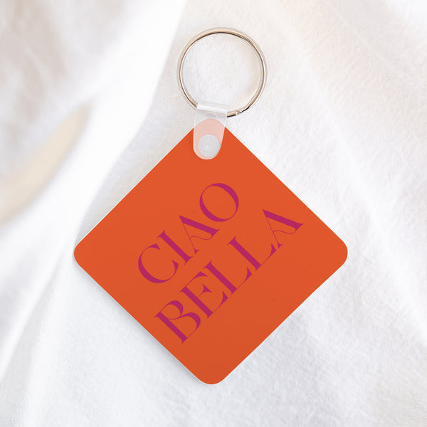 Porte-clés Carré Ciao Bella photo