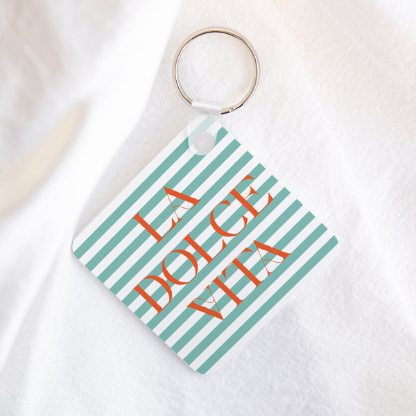Porte-clés Carré La Dolce Vita IV photo