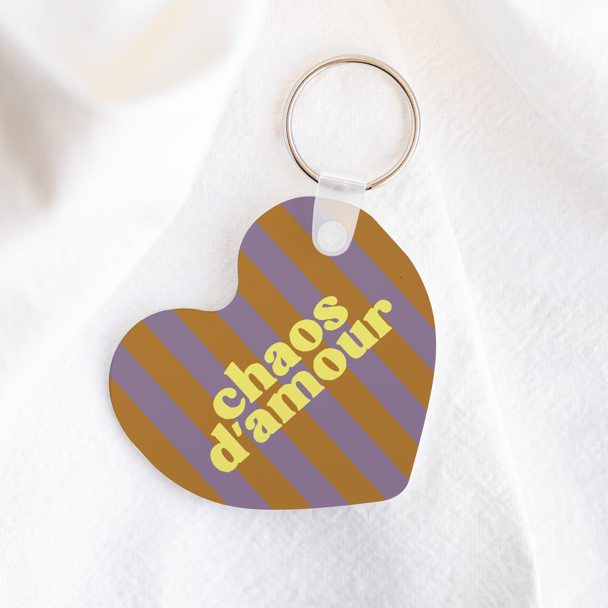 Porte-clés Cœur Chaos d'amour photo N° 1