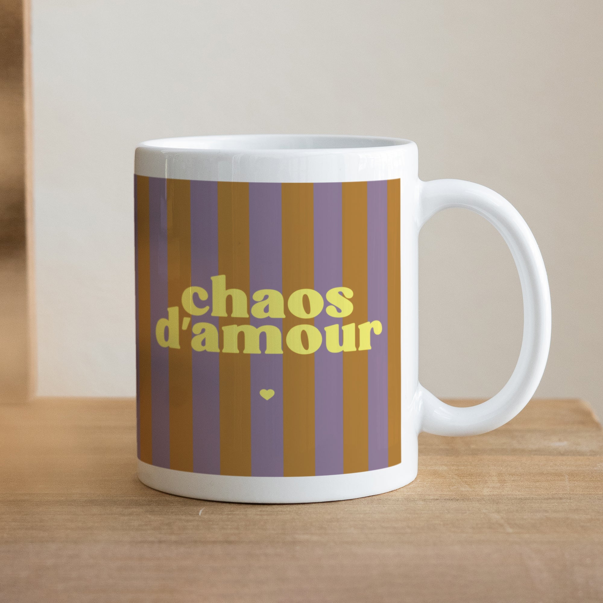 Mug Blanc Chaos d'amour photo N° 1